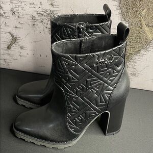 Karl Kani Black Heeled Boots
